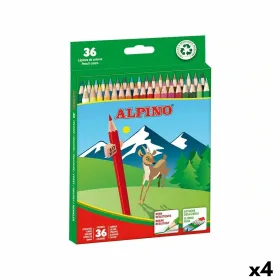 Krāsainie zīmuļi Alpino Daudzkrāsains 36 Daudzums (4 gb.)
