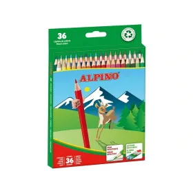 Krāsainie zīmuļi Alpino Daudzkrāsains 36 Daudzums (4 gb.)