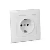 Arnold Recessed wall socket earthed White