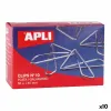 Klipsi Apli MARIPOSA Nº 10 Hopeinen Hopea 40 mm (10 osaa)