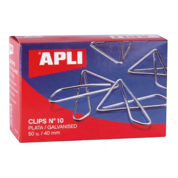 Saspraude Apli MARIPOSA Nº 10 Sudrabains Sudrabs 40 mm (10 gb.)