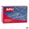 Klipsi Apli MARIPOSA Nº 20 Hopeinen Hopea 60 mm (10 osaa)