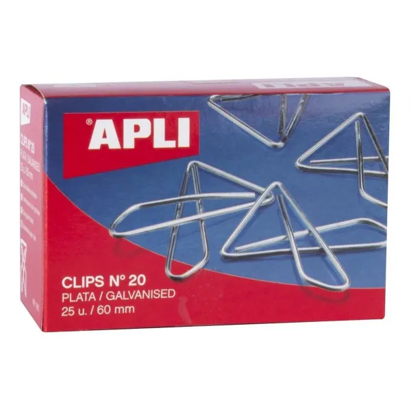 Segtukas Apli MARIPOSA Nº 20 Sidabras 60 mm (10 vnt.)