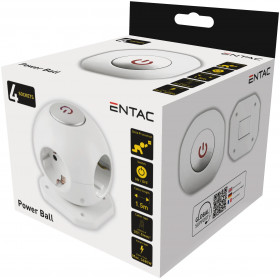 Power Ball 4 Sockets with Switch 1.5m 3G1.5