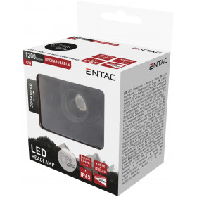 Entac Headlamp Focusable Sensor 10W XHP50+RED