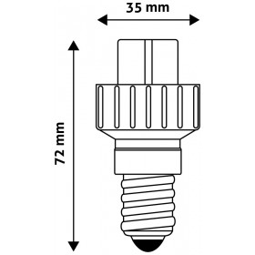 Socket Adapter from E14 to G9