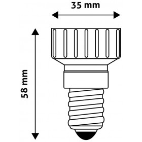 Socket Adapter from E14 to GU10
