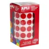 Stickers Apli Gomets Red Circular (36 Units)