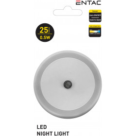 Entac Night Light 0.5W Round CW White