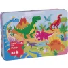Puzzle Apli 48 x 32 cm Dinosaurs 48 Pieces (8 Units)