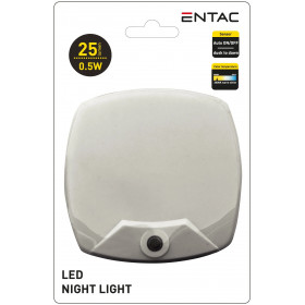 Entac Night Light 0.5W Square WW White