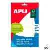 Lipnios etiketės Apli Balta Popierius 10 Paklodės 20 x 75 mm (10 vnt.)