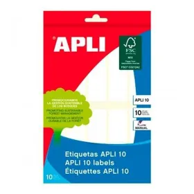 Uzlīmes Apli Balts Papīrs 10 Loksnes 20 x 75 mm (10 gb.)