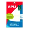Uzlīmes Apli Balts Papīrs 10 Loksnes 20 x 75 mm (10 gb.)