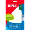 Adhesive labels Apli White Paper 10 Sheets 26 x 54 mm (10 Units)