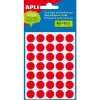 Adhesive labels Apli Red Paper 5 Sheets Ø 13 mm Circle (10 Units)