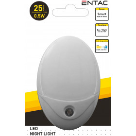 Entac Night Light 0.5W Oval CW White