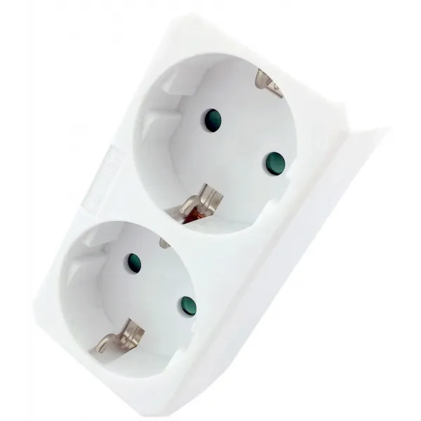 Power Adapter 2 Sockets (2 Earthed)