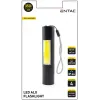 Entac Flashlight Rechargeable 3W 1200mAh (PowerBank Function) with Hinge