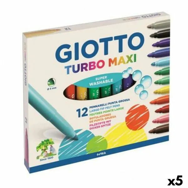 huopakärkiset kynät Giotto (5 osaa)