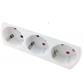 Power Adapter 3 Sockets (3 Earthed)