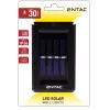 Solar Plastic Wall Lamp 1W 2 way light WW