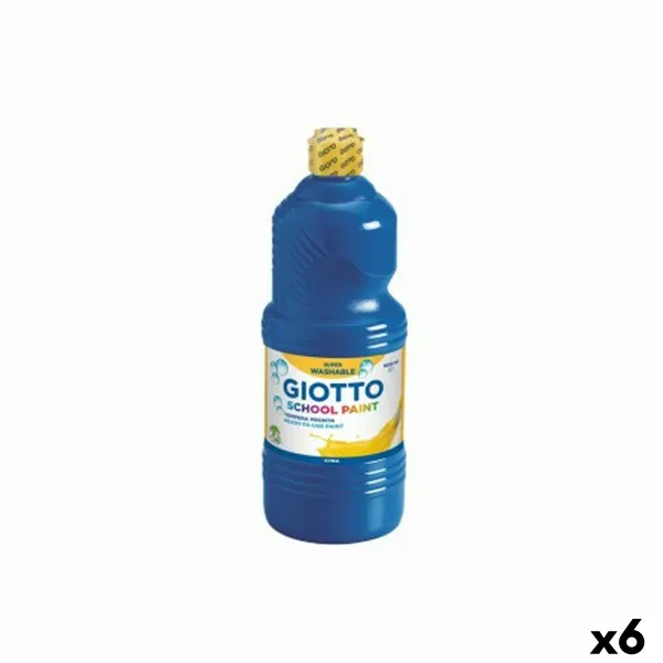 Tempera Giotto Navy Blue 1 L (6 Units)