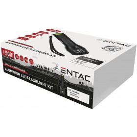 Entac Flashlight Focusable Alu 5W (+Bicycle handlebar adapter)