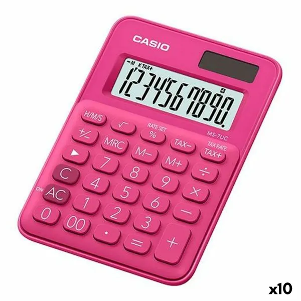 Laskin Casio Punainen (10 osaa)