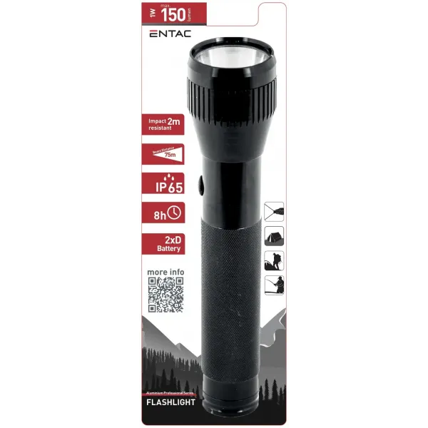 Entac Flashlight 2D Aluminium