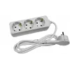 Socket Extension Cord S1 3 Sockets 1.5m Flat head
