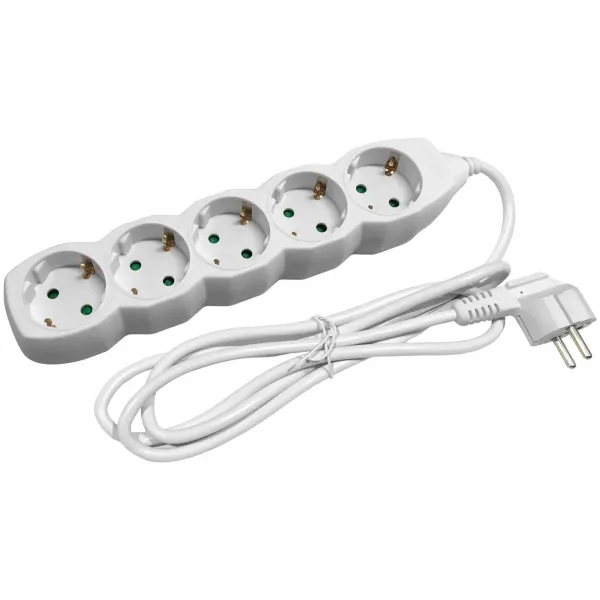 Socket Extension Cord S1 5 Sockets 1.5m