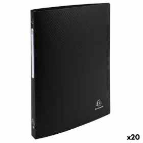 Rengaskansio Exacompta Musta A4 (20 osaa) (4 osaa)
