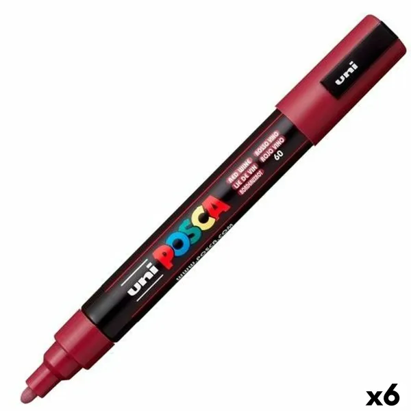 Marker POSCA PC-3M Red Wine (6 Units)