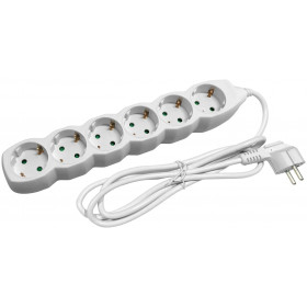 Socket Extension Cord S1 6 Sockets 3m 3G1.5