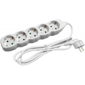 Socket Extension Cord S1 5 Sockets 5m 3G1.5