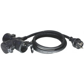 Socket Extension Cord S1 3 Sockets 3m IP44