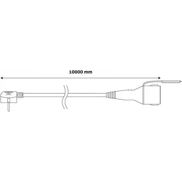 Extension Cord IP44 10m
