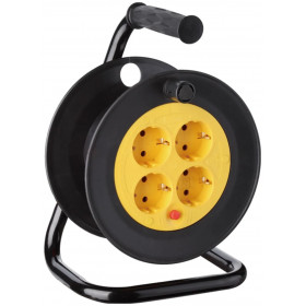 Socket Cable Reel 4 Sockets 15m