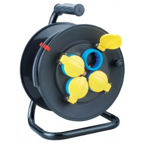Socket IP44 Cable Reel 4 Sockets 20m