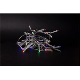 Christmas IP44 48 LED Light with Timer Multicolor 4m