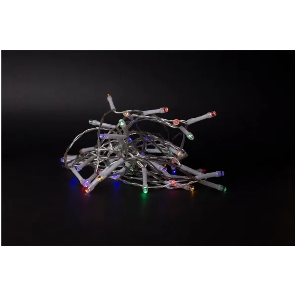 Christmas IP44 48 LED Light with Timer Multicolor 4m