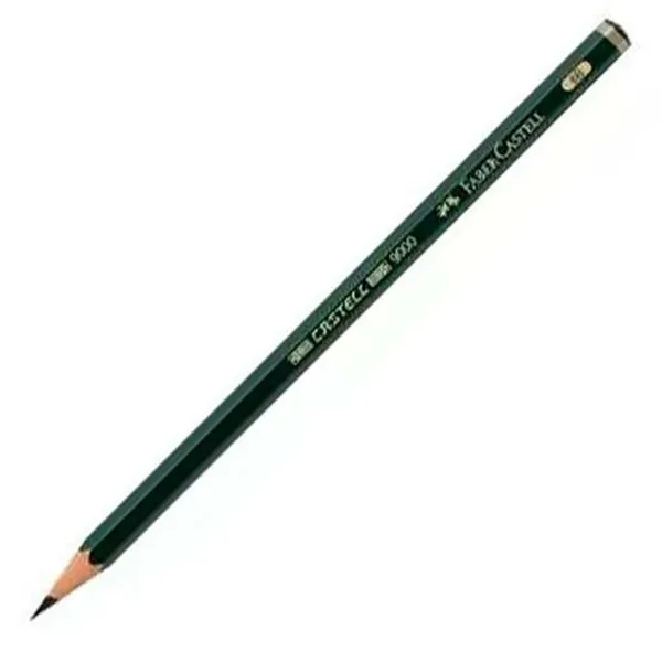 Pieštukas Faber-Castell 119006 Šešiakampis 6B Juoda Žalia Ekologiškas (12 vnt.)