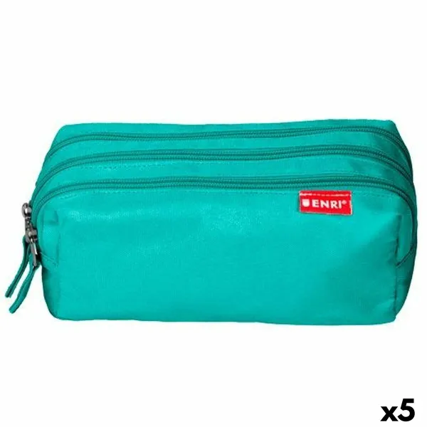 Mokyklinis dėklas ENRI Turkis 21 x 7 x 11 cm (5 vnt.)