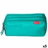 School Case ENRI Turquoise 21 x 7 x 11 cm (5 Units)