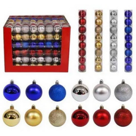 Artezan Christmas Ball 6cm Tube Carton Display 8pcs/box 36tube/carton