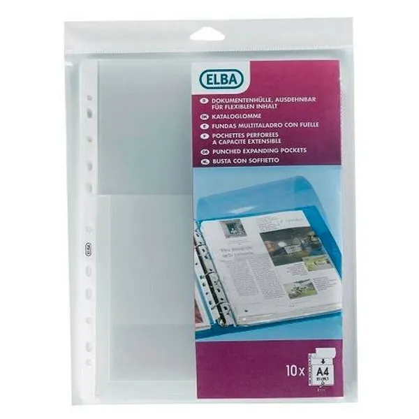 Covers Elba Transparent A4 10 Pieces (5 Units)