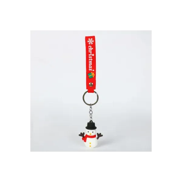 "ENTAC Artezan Christmas Snowman Key Chain - Festive RED 20Cm Decoration"