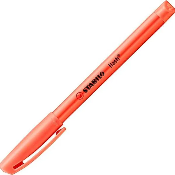 Fluorescējošs Marķieris Stabilo Flash Sarkans 10 gb.