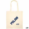 Fabric bag Milan 1918 Beige 41 x 38 x 0,5 cm (25 Units)